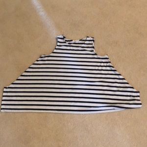 A copper key striped sleeveless tank top girls xl